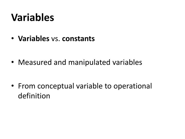 variables of a research paper Discover the elements found in a typical research paper state what variables will be included in the analyses and identify the dependent and independent. variables of a research paper Discover the elements found in a typical research paper state what variables will be included in the analyses and identify the dependent and independent.
