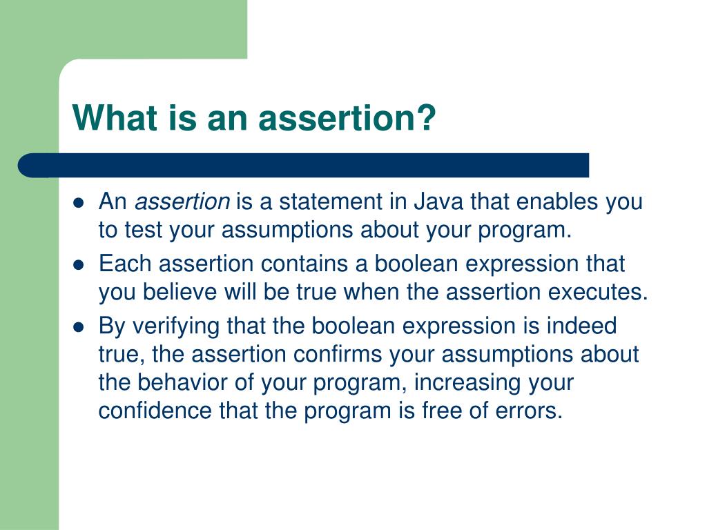 what is definite assignment assertion
