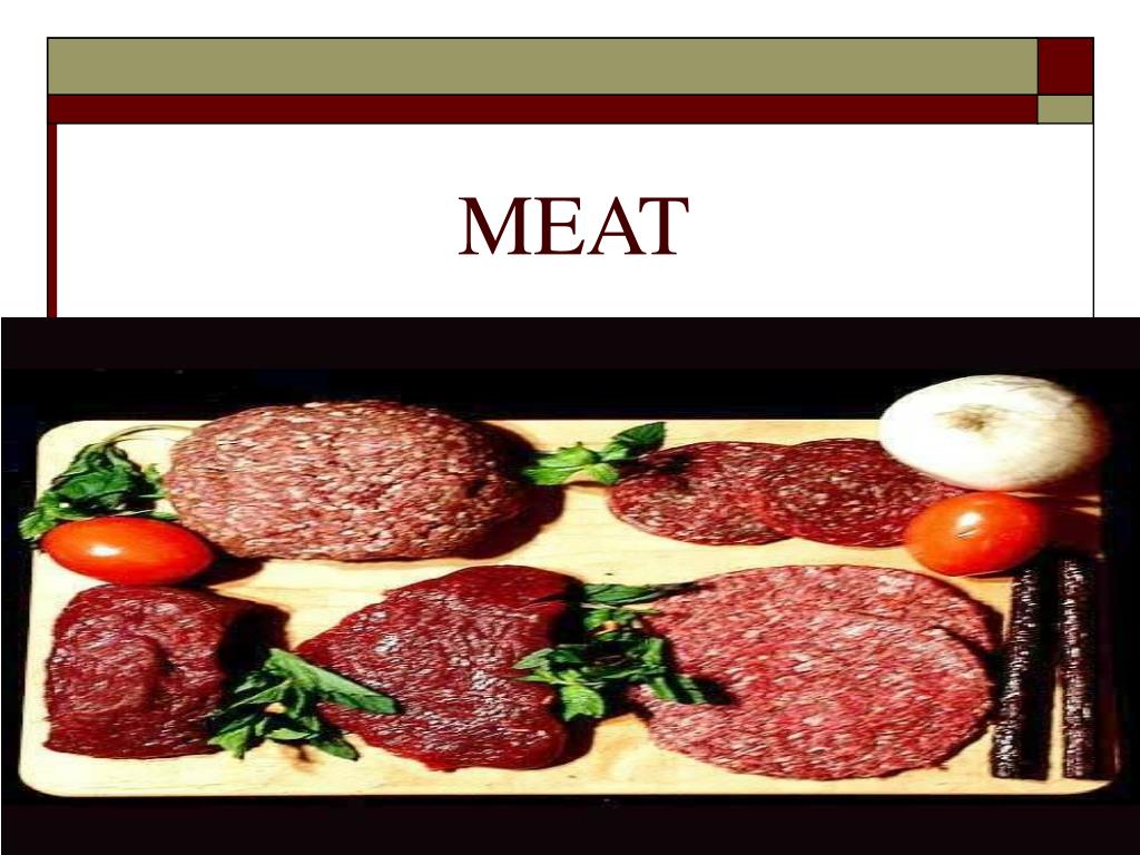PPT MEAT PowerPoint Presentation Free Download ID 6749168