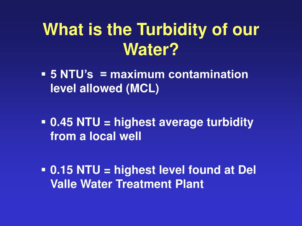 PPT Turbidity PowerPoint Presentation, free download ID6749180