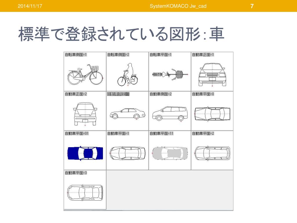 自転車 jww