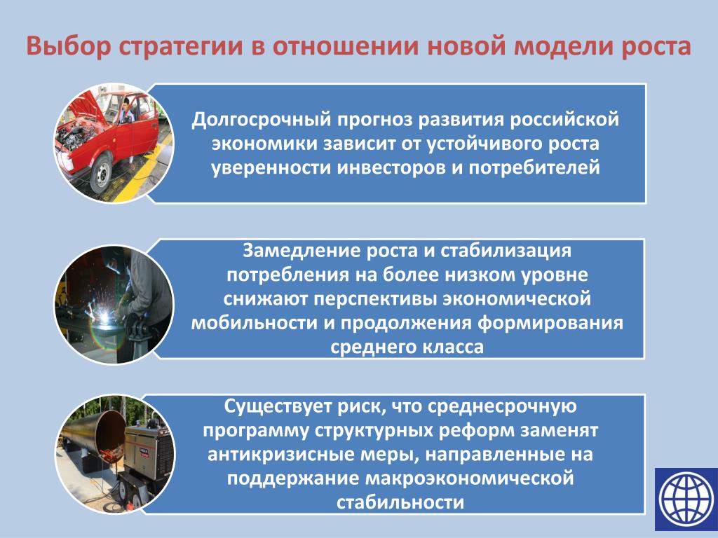 Новая модель развития России. Проблема выбора и эффективности в Российской экономике. Как партия роста решает экономические проблемы.