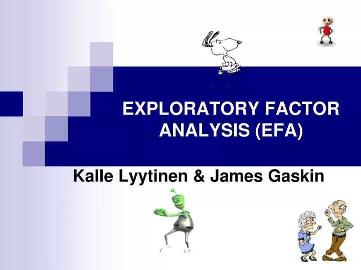 exploratory factor analysis efa n.