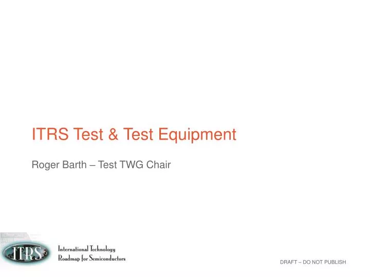 itrs test test equipment n.
