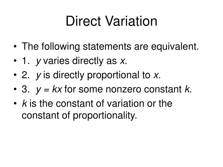 PPT - 1.10 Variation PowerPoint Presentation - ID:6752954