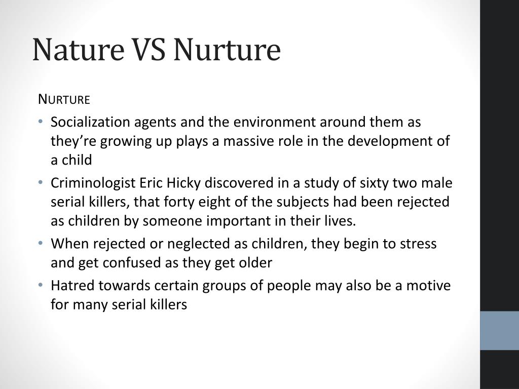 serial killers nature vs nurture essay
