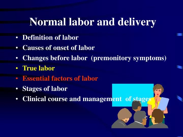 normal labor and delivery n.