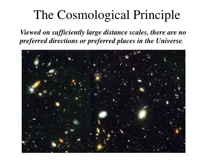 cosmological principle definition cosmological principle definition