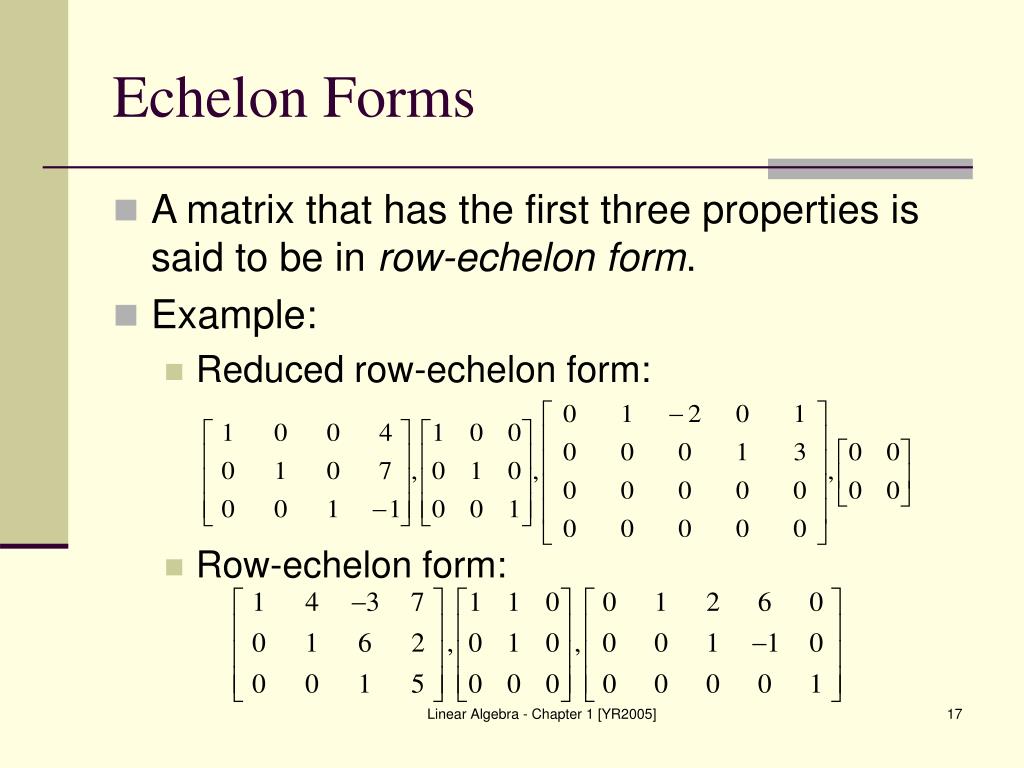 PPT - Linear Algebra PowerPoint Presentation, free download - ID:6757566