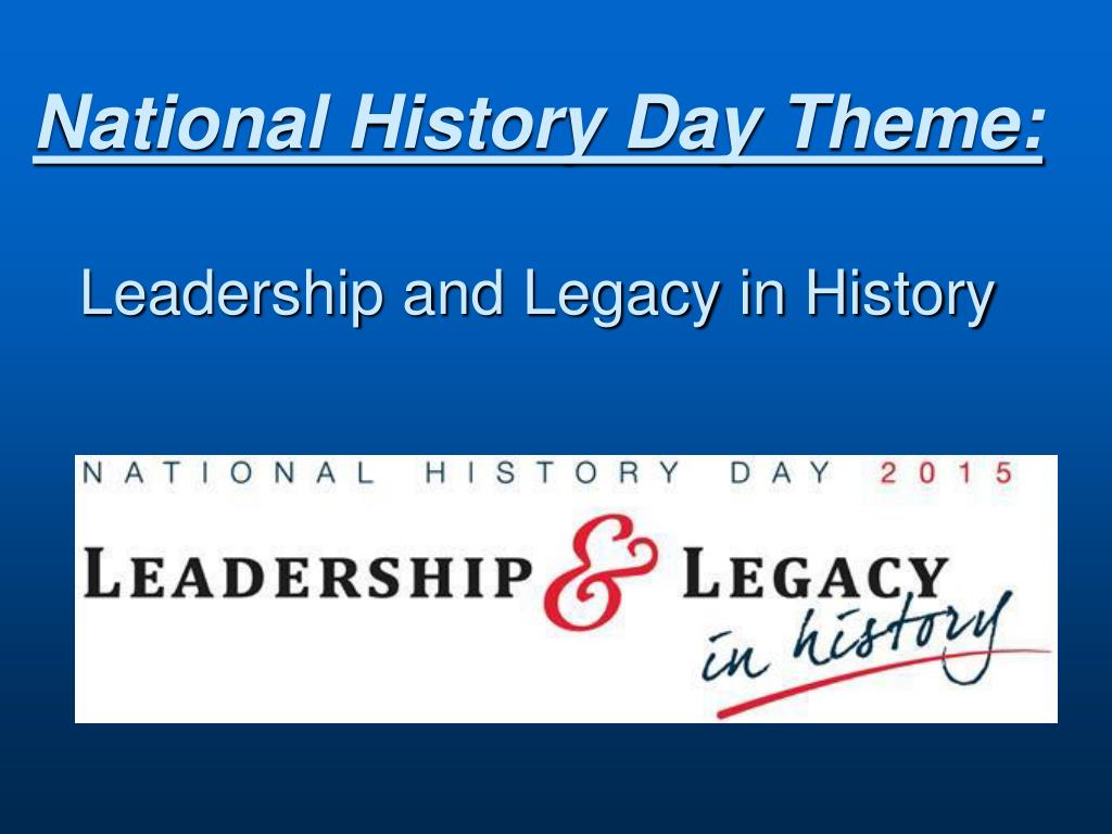 PPT The National History Day Project PowerPoint Presentation, free
