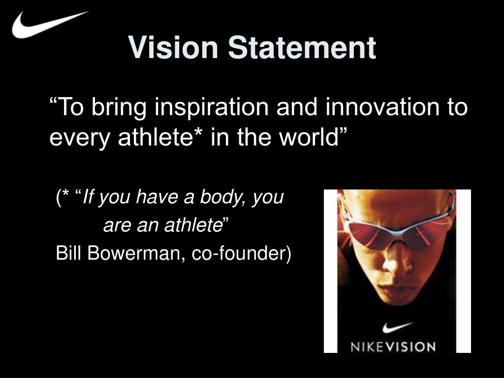 vision and mission nike