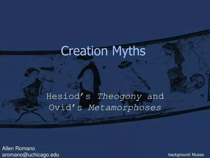 creation myths n.
