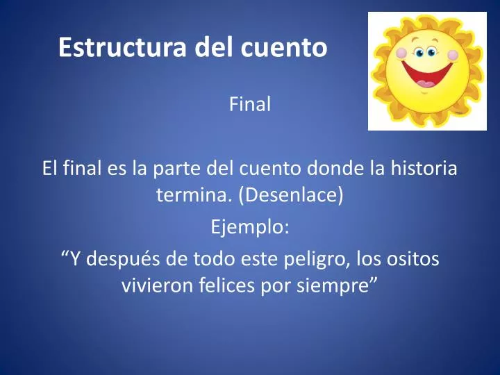 PPT Estructura del cuento PowerPoint Presentation, free