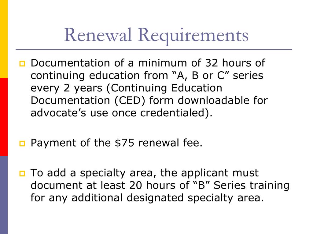 PPT National Advocate Credentialing Program PowerPoint Presentation
