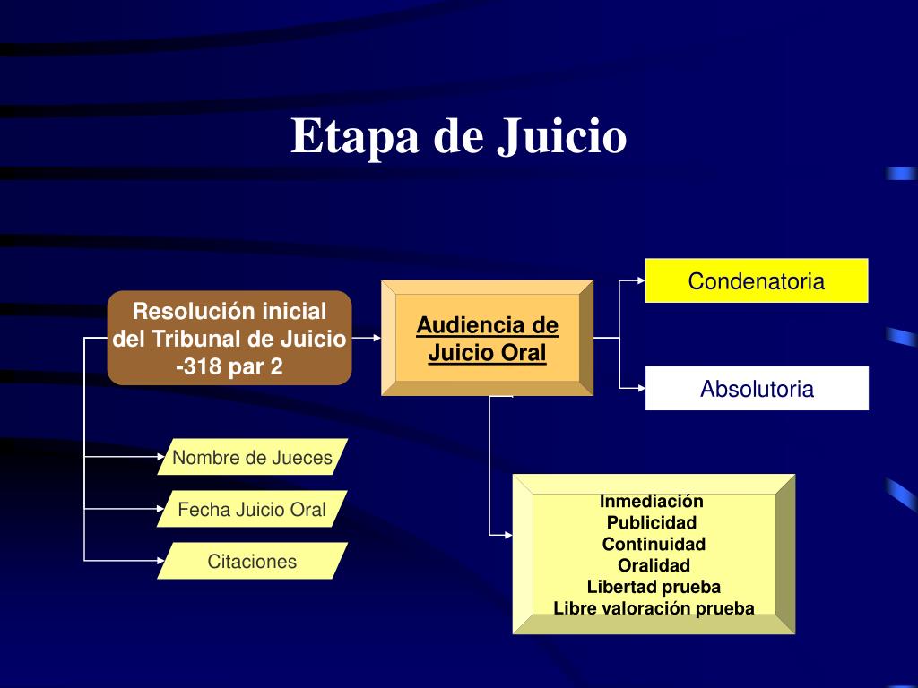 Etapas De Un Juicio Penal