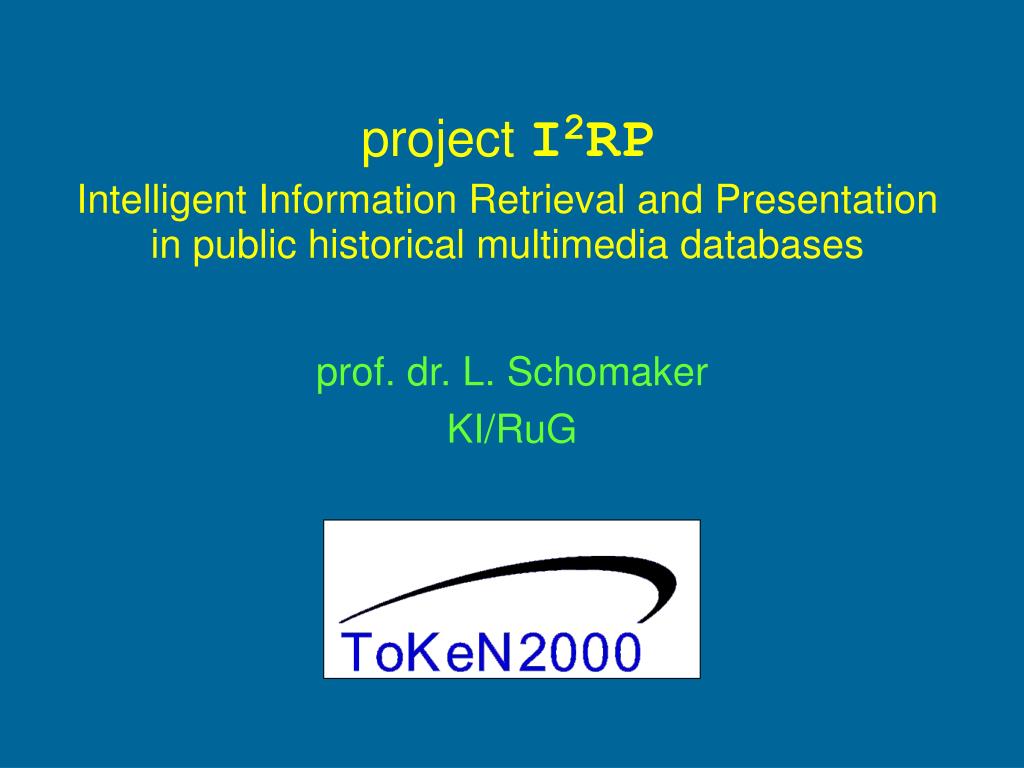 PPT - Advancing Intelligent Information Retrieval in Historical ...