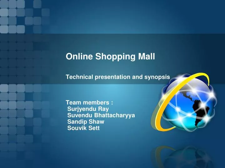 online shopping mall n.