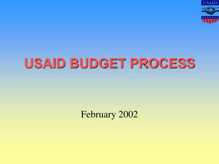 PPT USAID BUDGET PROCESS PowerPoint Presentation, free download ID