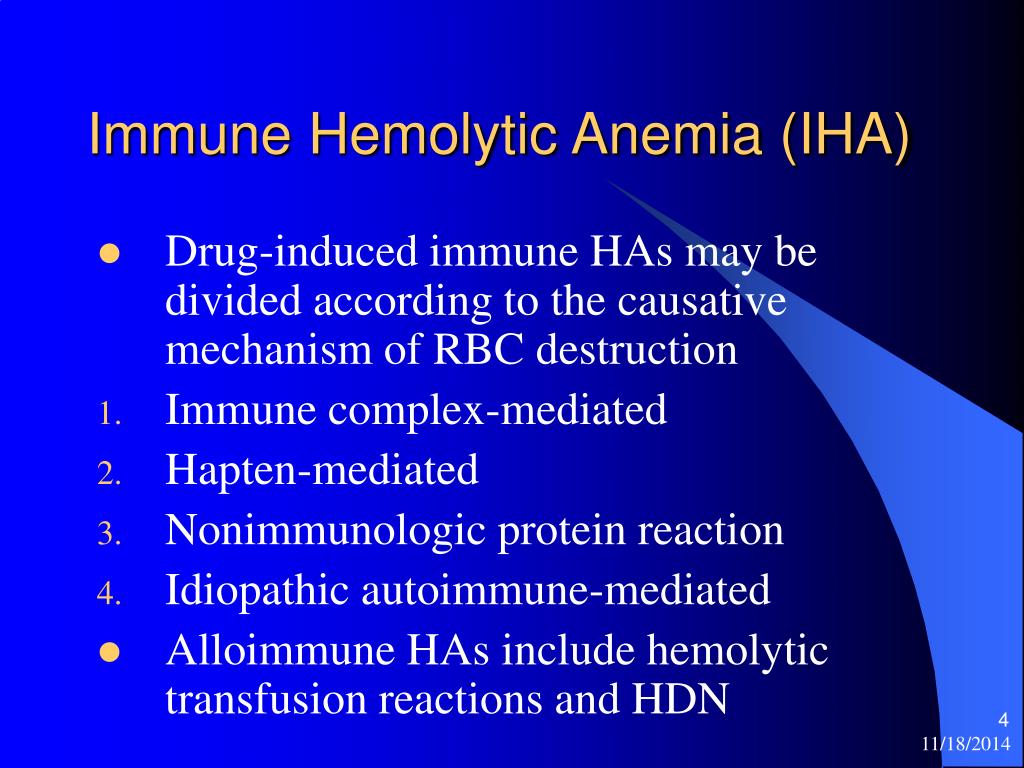 PPT - Hematology 425 Increased RBC Destruction Immune Extracorpuscular ...