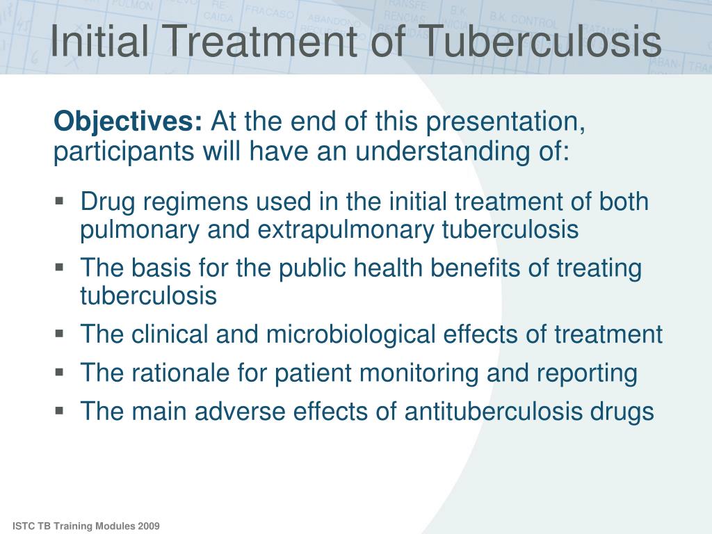 PPT - Initial Treatment Of Tuberculosis PowerPoint Presentation, Free ...