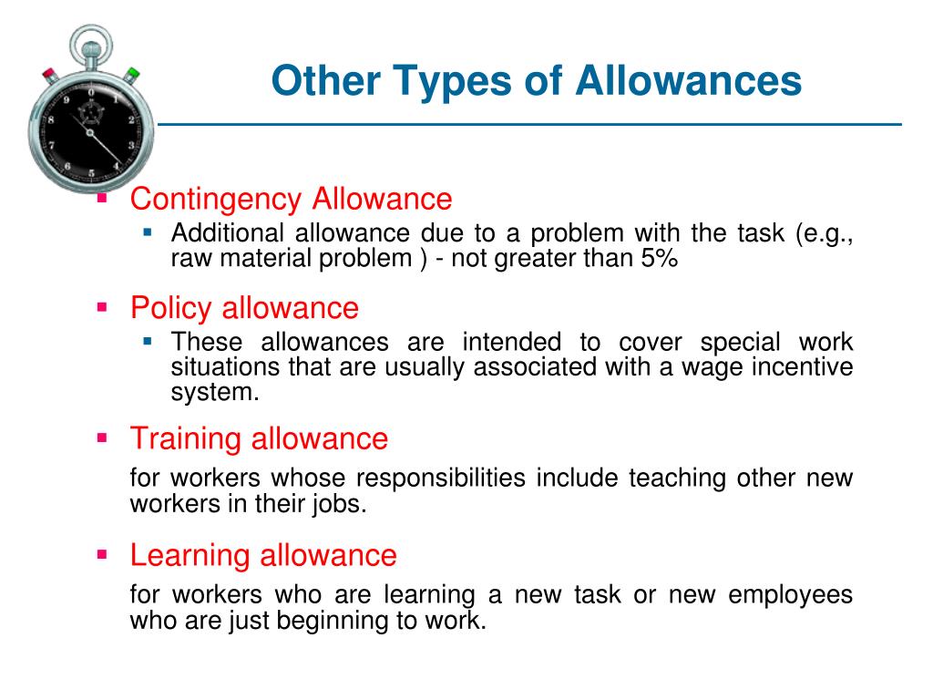 assignment allowance meaning