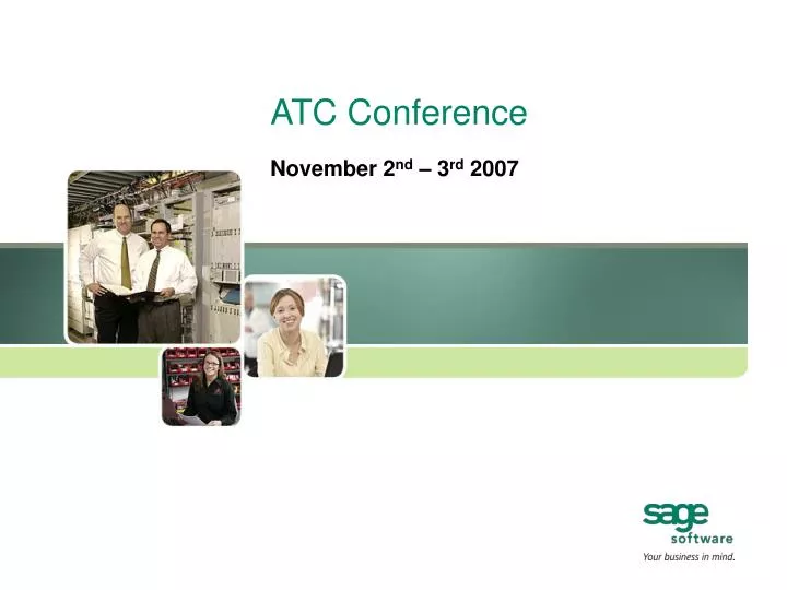 PPT ATC Conference PowerPoint Presentation, free download ID6764548