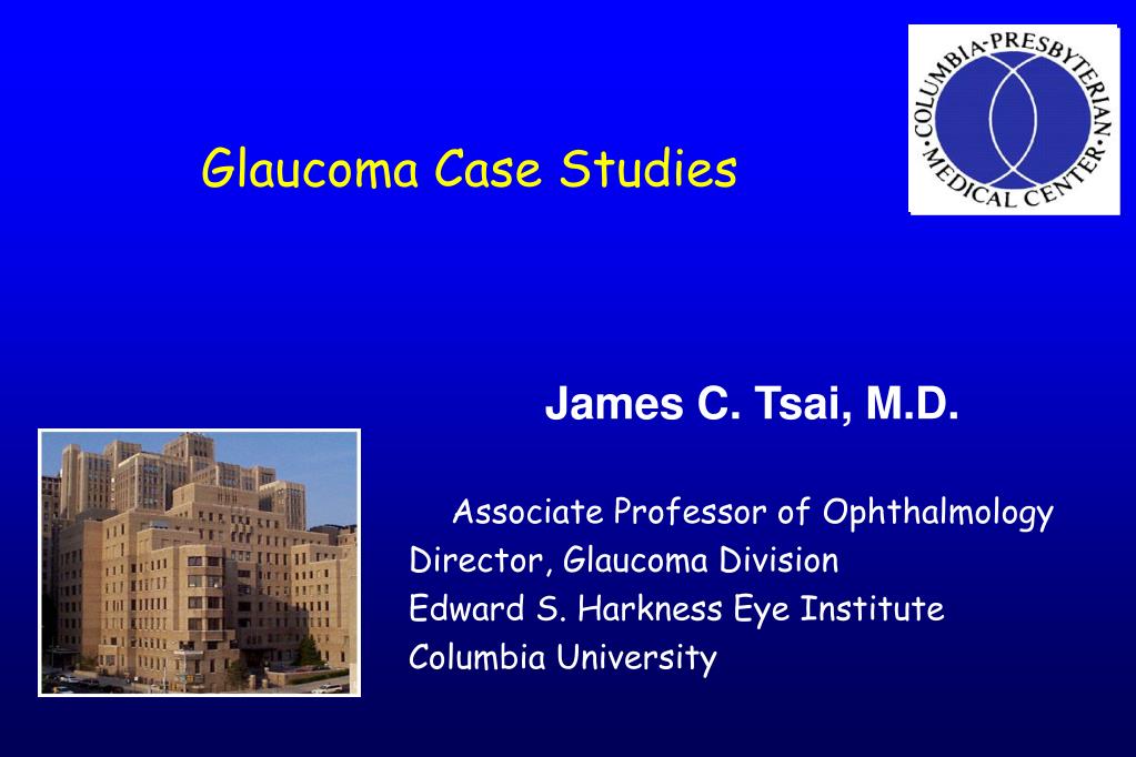 case study on glaucoma slideshare