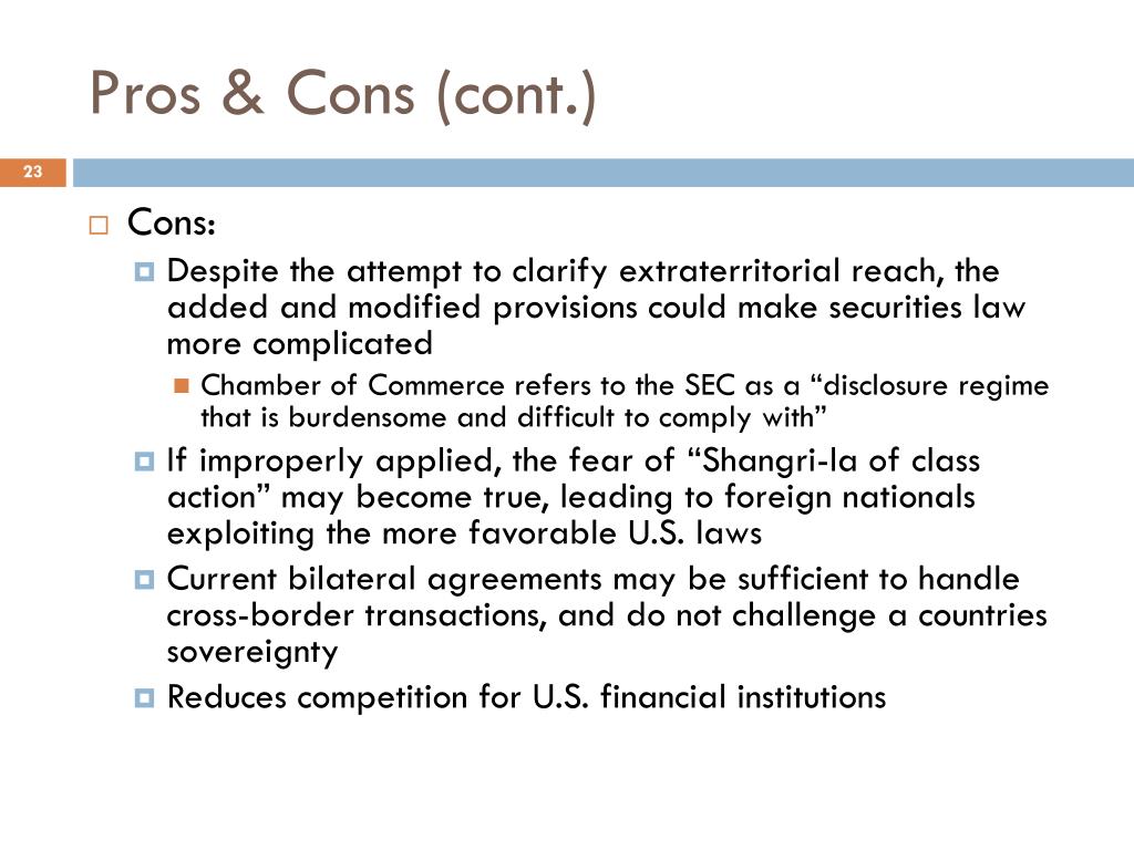 Pros And Cons Of Constitutional Provisions