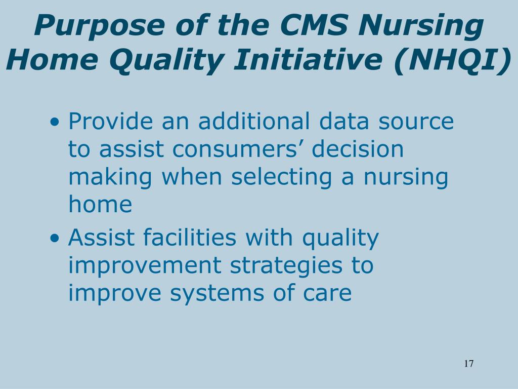 PPT Nursing Home Quality Measures PowerPoint Presentation