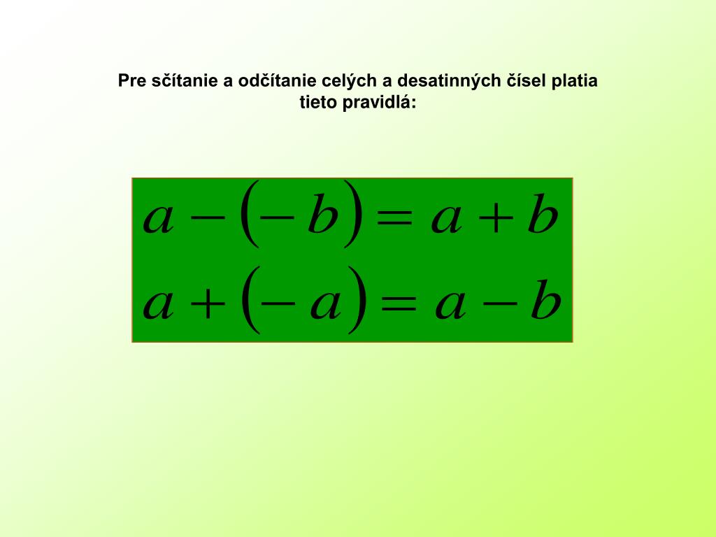 PPT S tavanie A Od tavanie Cel ch A Desatinn ch sel PowerPoint 