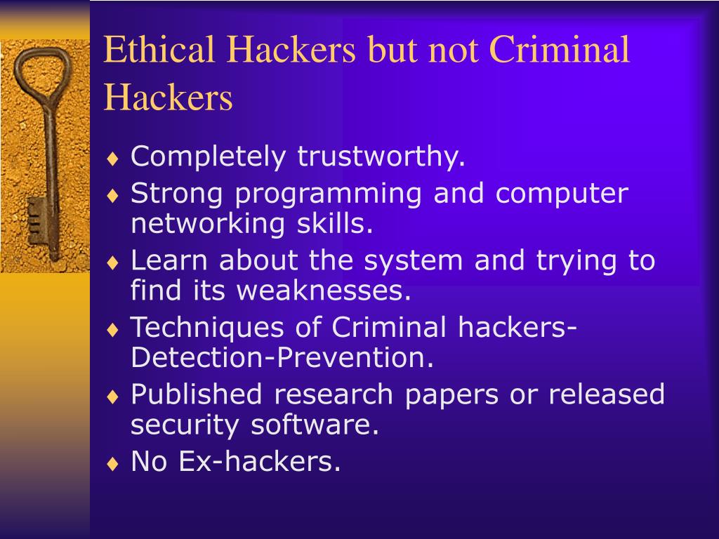 ethical hacking research paper ppt