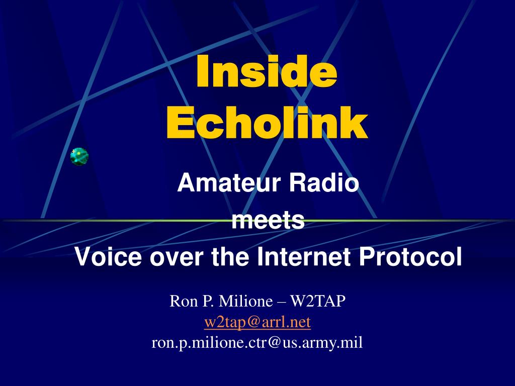 PPT - Inside Echolink PowerPoint Presentation, free download