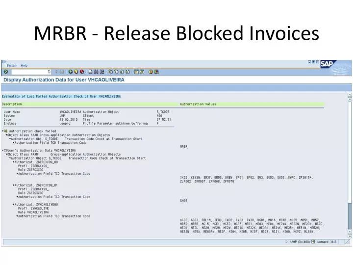 PPT - MRBR - Release Blocked Invoices PowerPoint Presentation, free ...