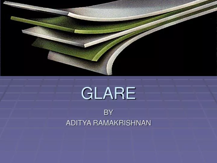 PPT GLARE PowerPoint Presentation, free download ID6774924