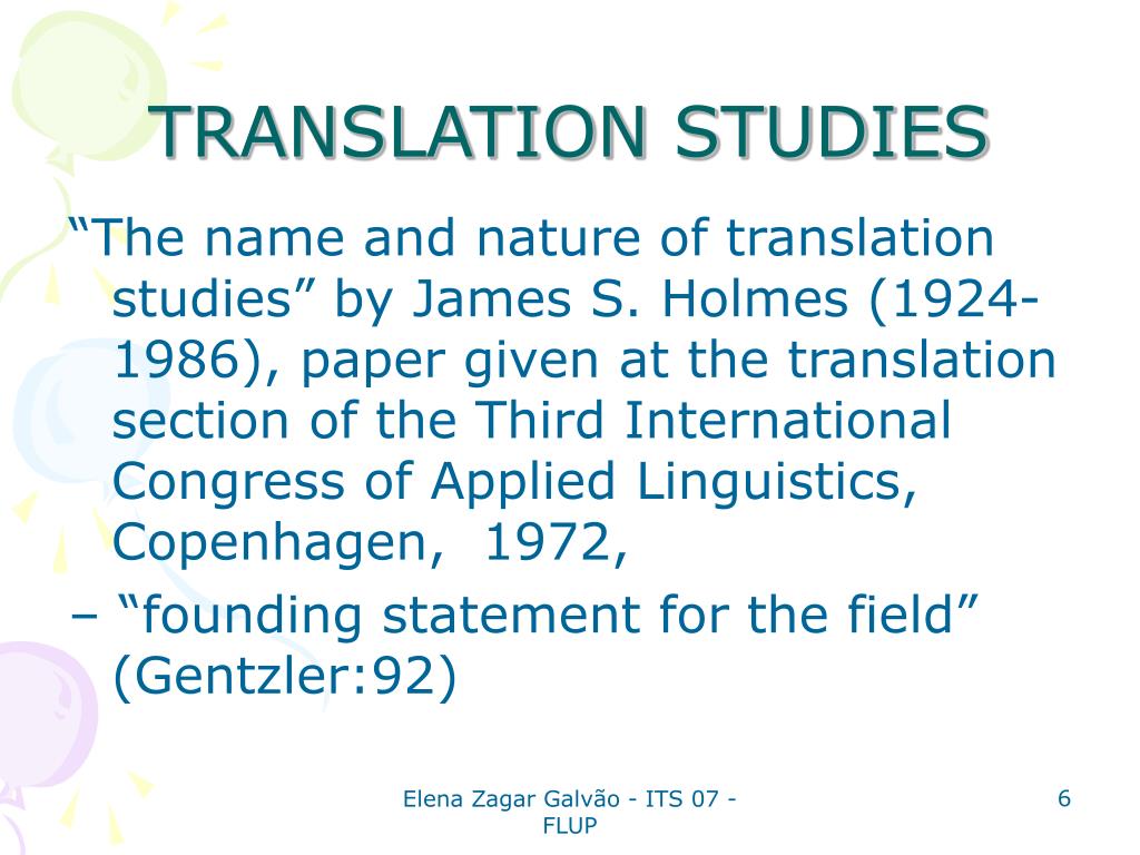 PPT WHAT IS TRANSLATION STUDIES PowerPoint Presentation Free 