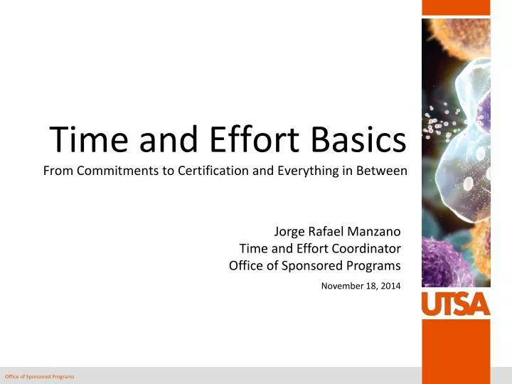 PPT - Time and Effort Basics From Commitments to Certification and ...