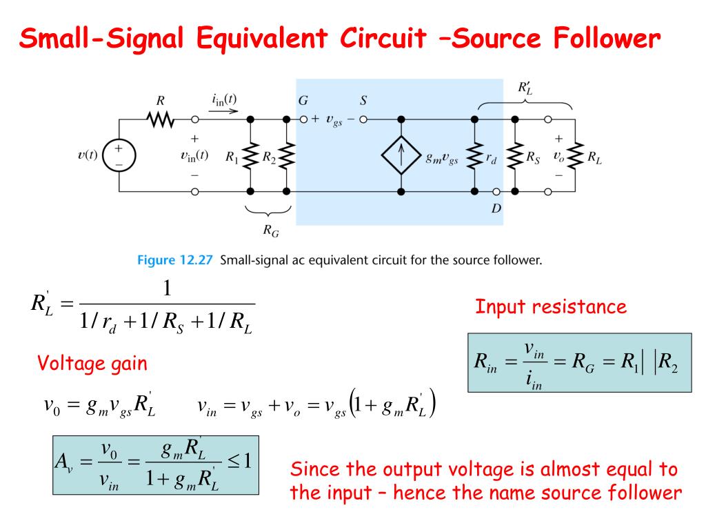 PPT Field Effect Transistors Circuit Analysis PowerPoint Presentation