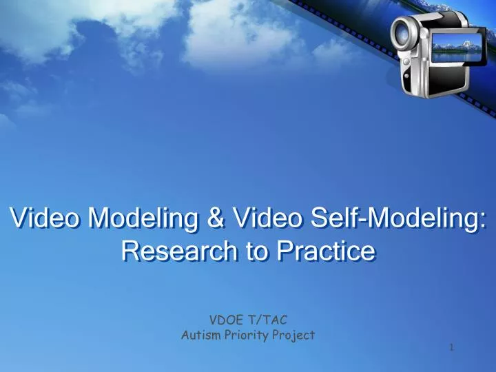 video modeling video self modeling research to practice n.