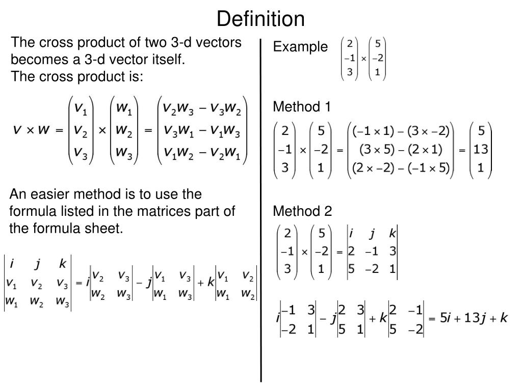 PPT - The Vector Cross Product PowerPoint Presentation, free download