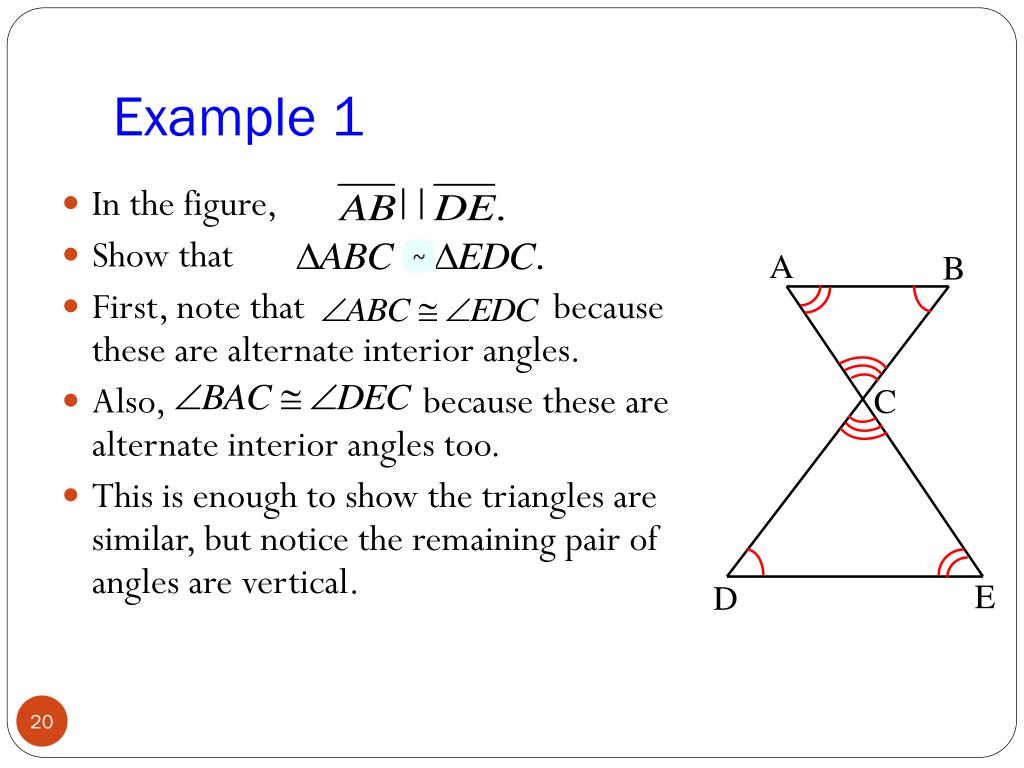 Ppt Similar Triangle Criteria Powerpoint Presentation