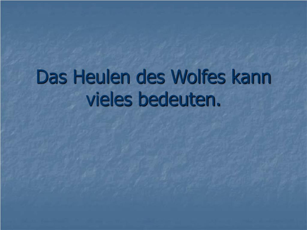 PPT Wer hat Angst vorm bösen Wolf? PowerPoint Presentation, free download ID6778611