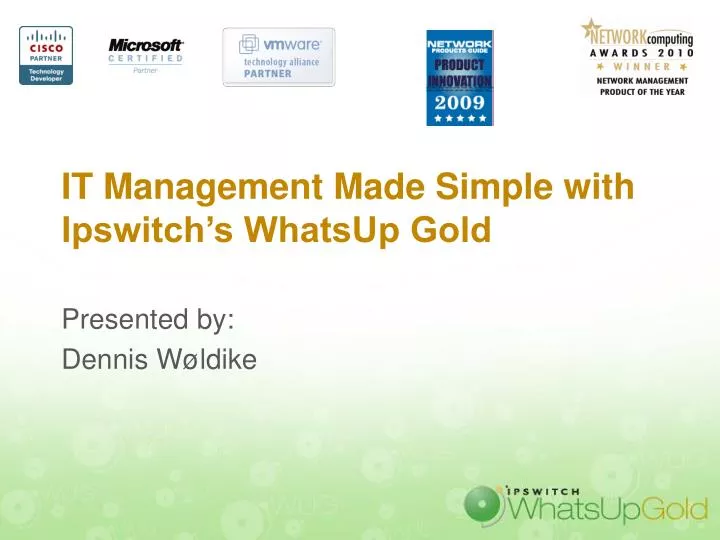 it management made simple with ipswitch s whatsup gold n.