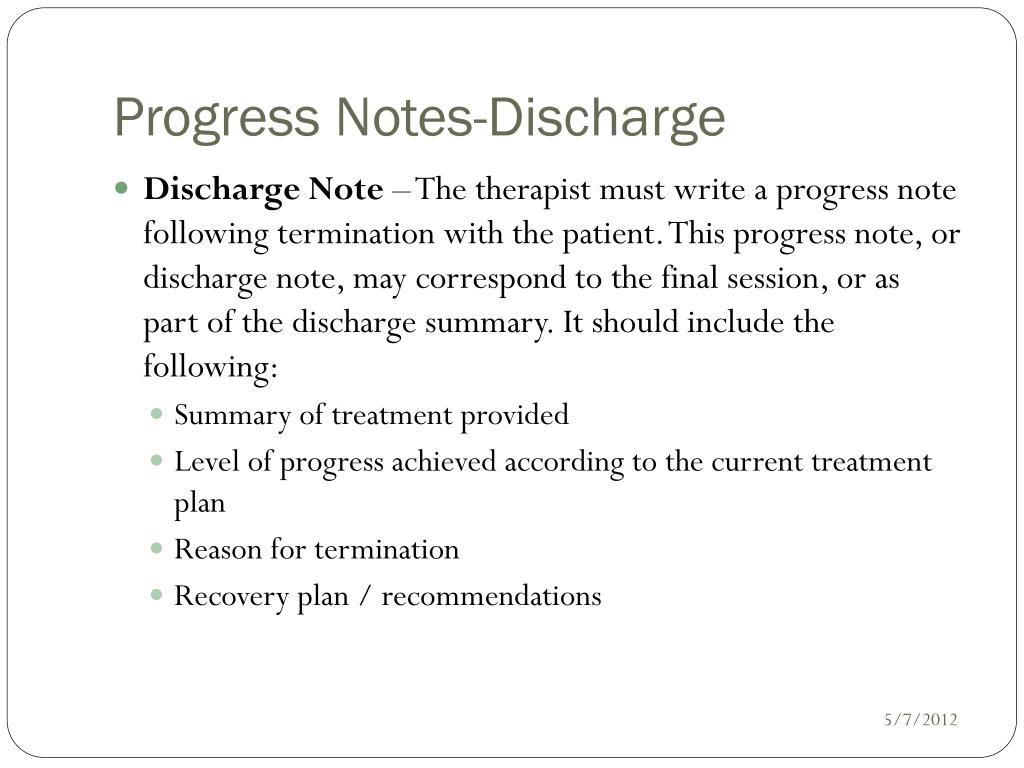 PPT - Writing Progress Notes PowerPoint Presentation, free Regarding Dap Note Template