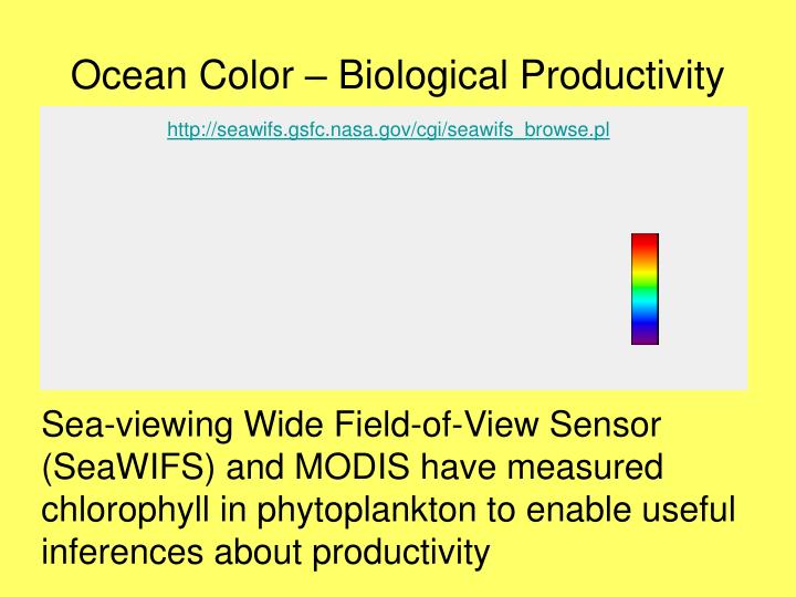 biological productivitiy (physorgcom) -- a team of researchers has just published a new paper, lead authored by boston university professor of earth sciences richard w murray, that provides compelling evidence from marine sediment that supports the theory that iron in the earth’s oceans has a direct impact on biological. biological productivitiy (physorgcom) -- a team of researchers has just published a new paper, lead authored by boston university professor of earth sciences richard w murray, that provides compelling evidence from marine sediment that supports the theory that iron in the earth’s oceans has a direct impact on biological.