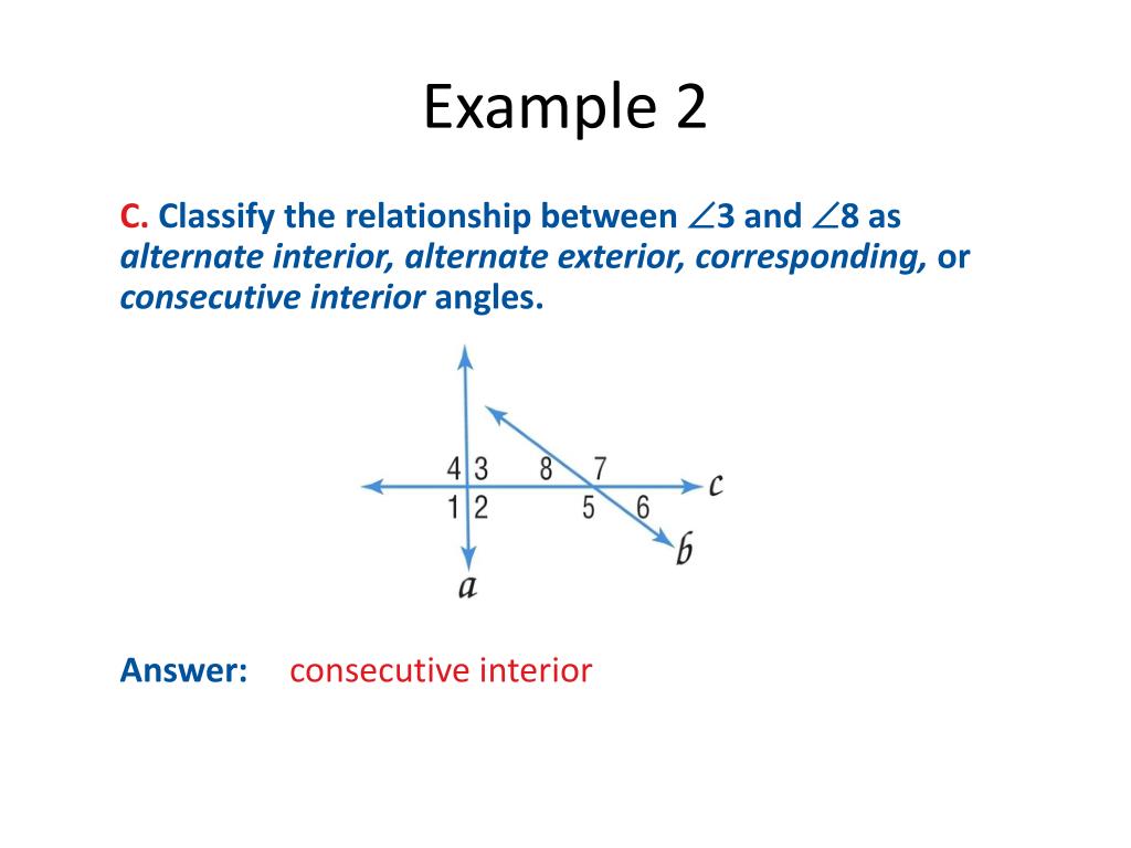 Ppt 3 1 Parallel Lines And Transversals Powerpoint