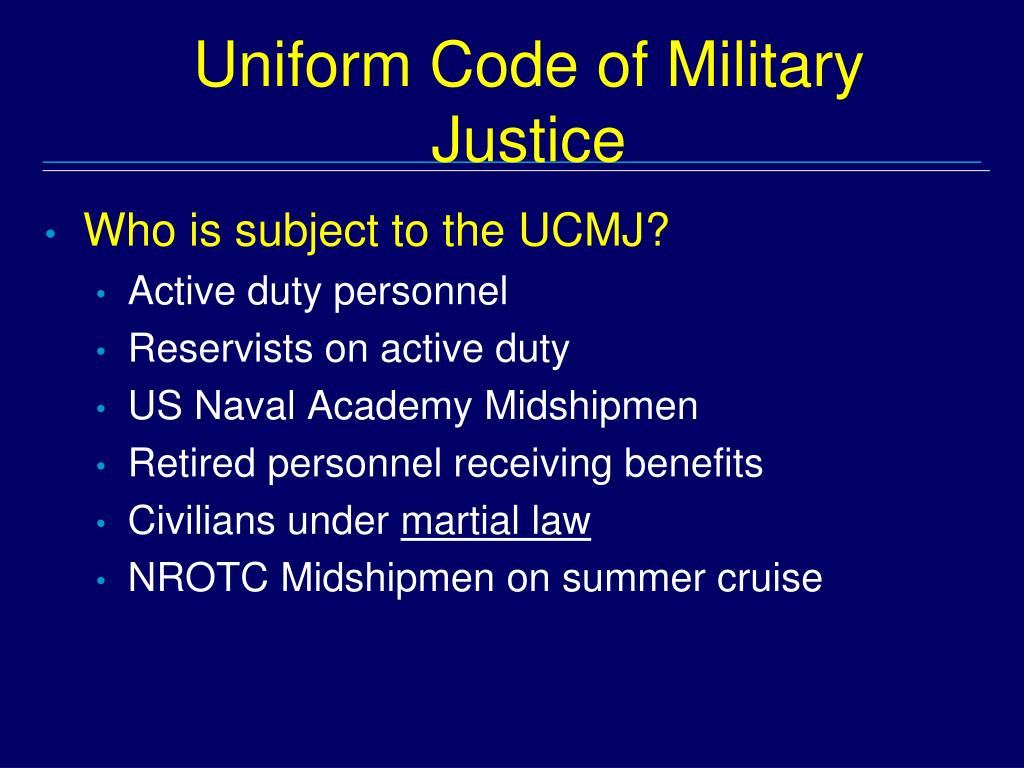 Ppt Navy Regulations And The Ucmj Powerpoint Presentation Free