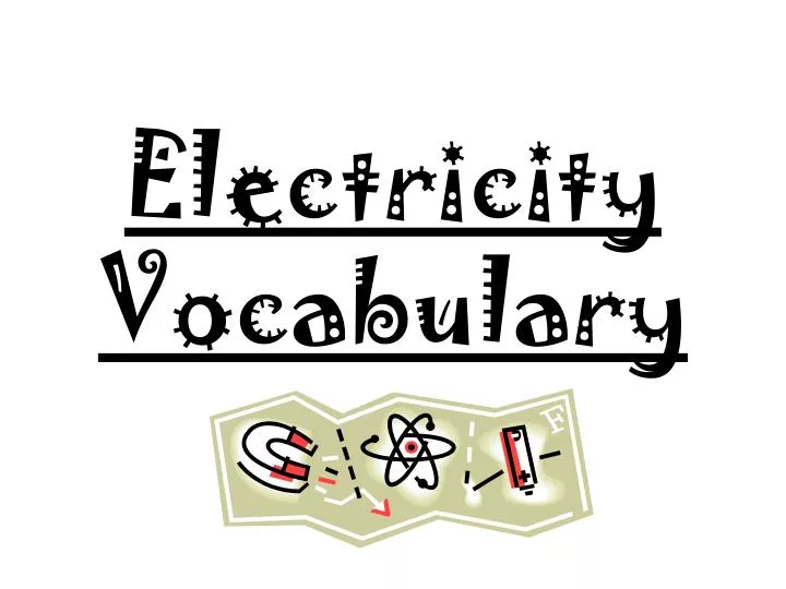 PPT Electricity Vocabulary PowerPoint Presentation, free download