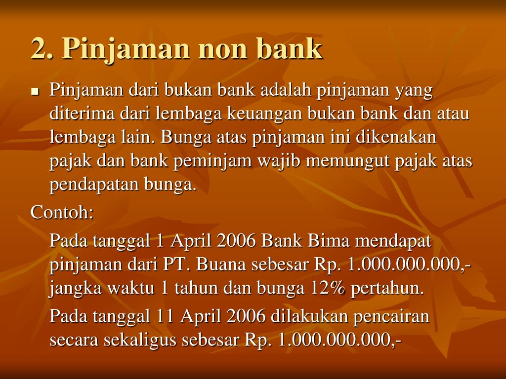 Non banks