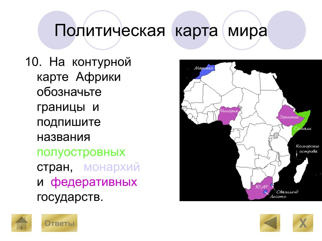Какая страна африки монархия
