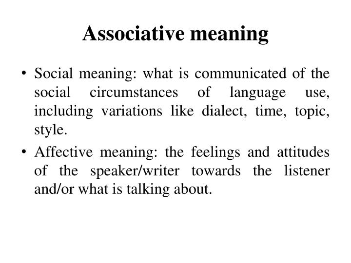 👍 Associative meaning. Associative. 2019-02-21